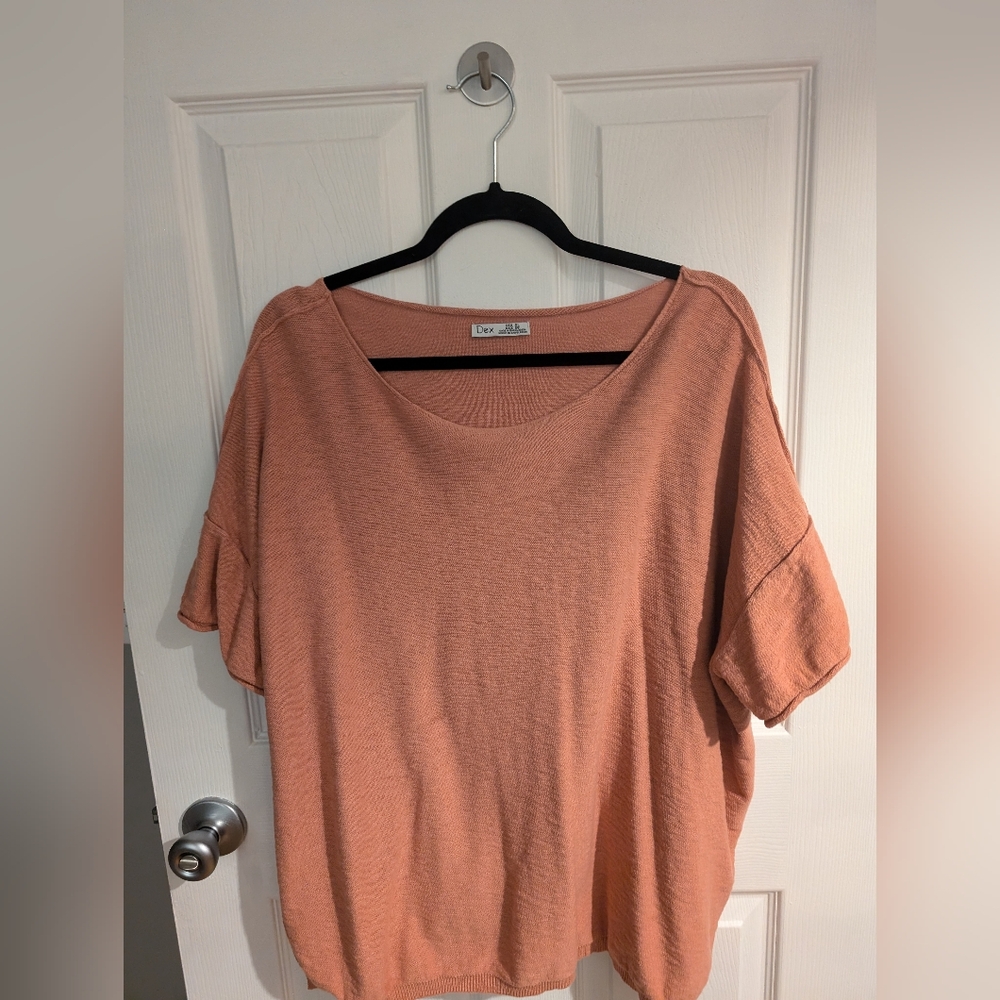 Short Sleeve Lightweight Sweater Sz XL